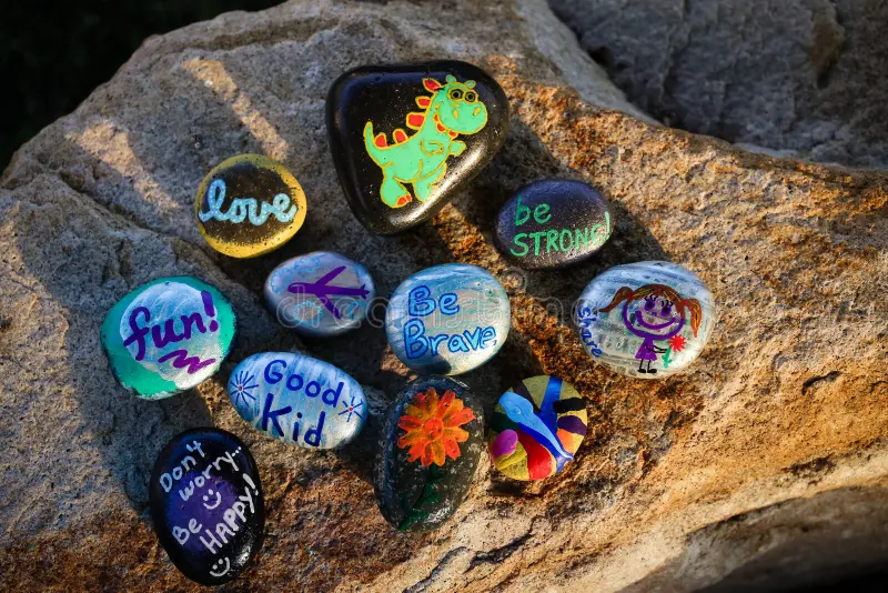 Painted Pebble Messages